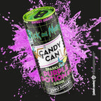 Candy Can, Rick and Morty, Purple Potion, Grape Flavoured Fizzy Drink, Nostalgic American Soda Flavours, Sugar Free, Sparkling Pop Can