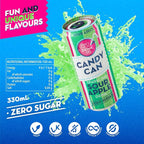 Candy Can, Sour Apple, Fizzy Drink, Nostalgic American Soda Flavours, Sugar Free, Sparkling Pop Cans