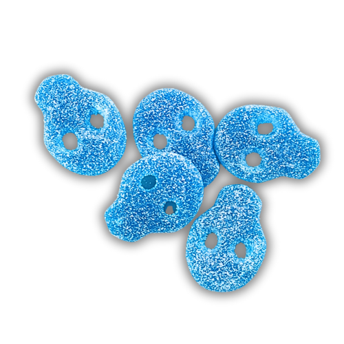 Fizzy Blue Skulls