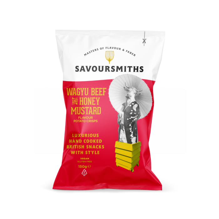 Wagyu Beef and Honey Mustard flavour Potato crisps (VEGAN)
